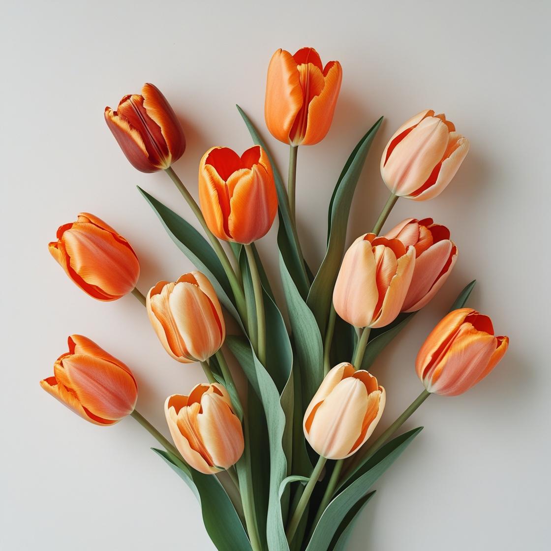 orange tulip flower